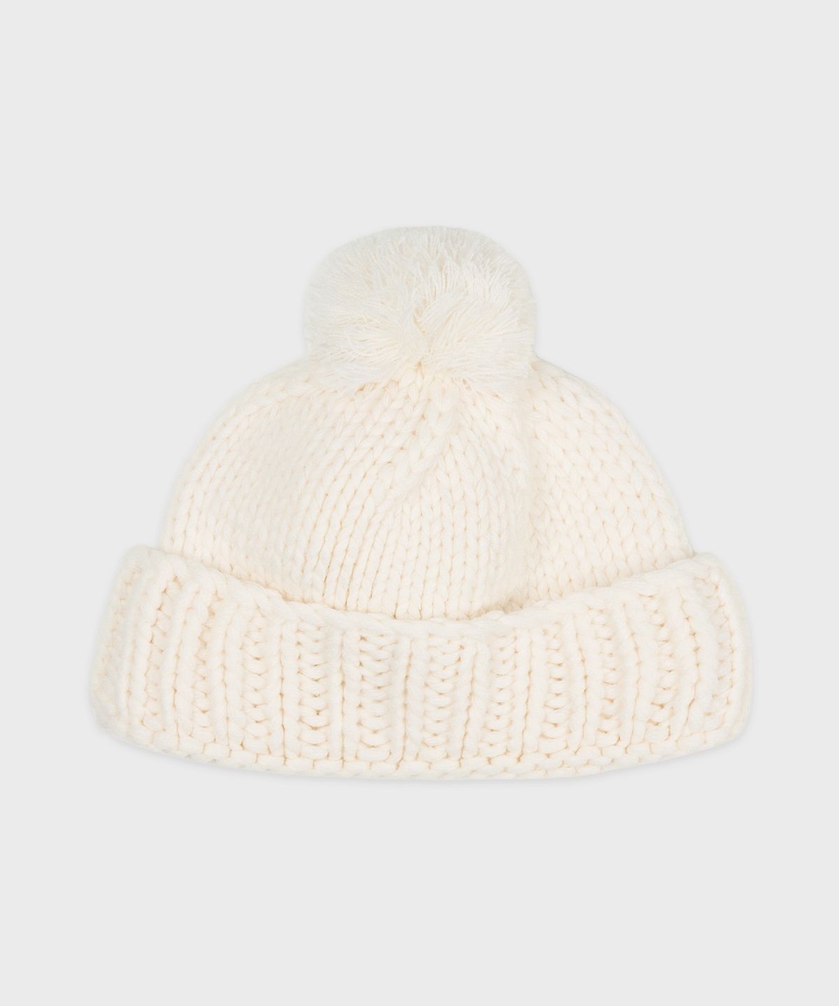 시눈(SINOON) Pom Pom Beanie (Ivory)