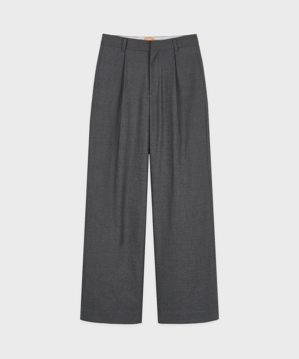 시눈(SINOON) Relax Wide Slacks (Grey)