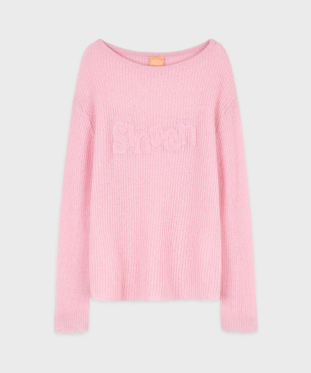 시눈(SINOON) Sinoon Logo Sheer Knit (Pink)