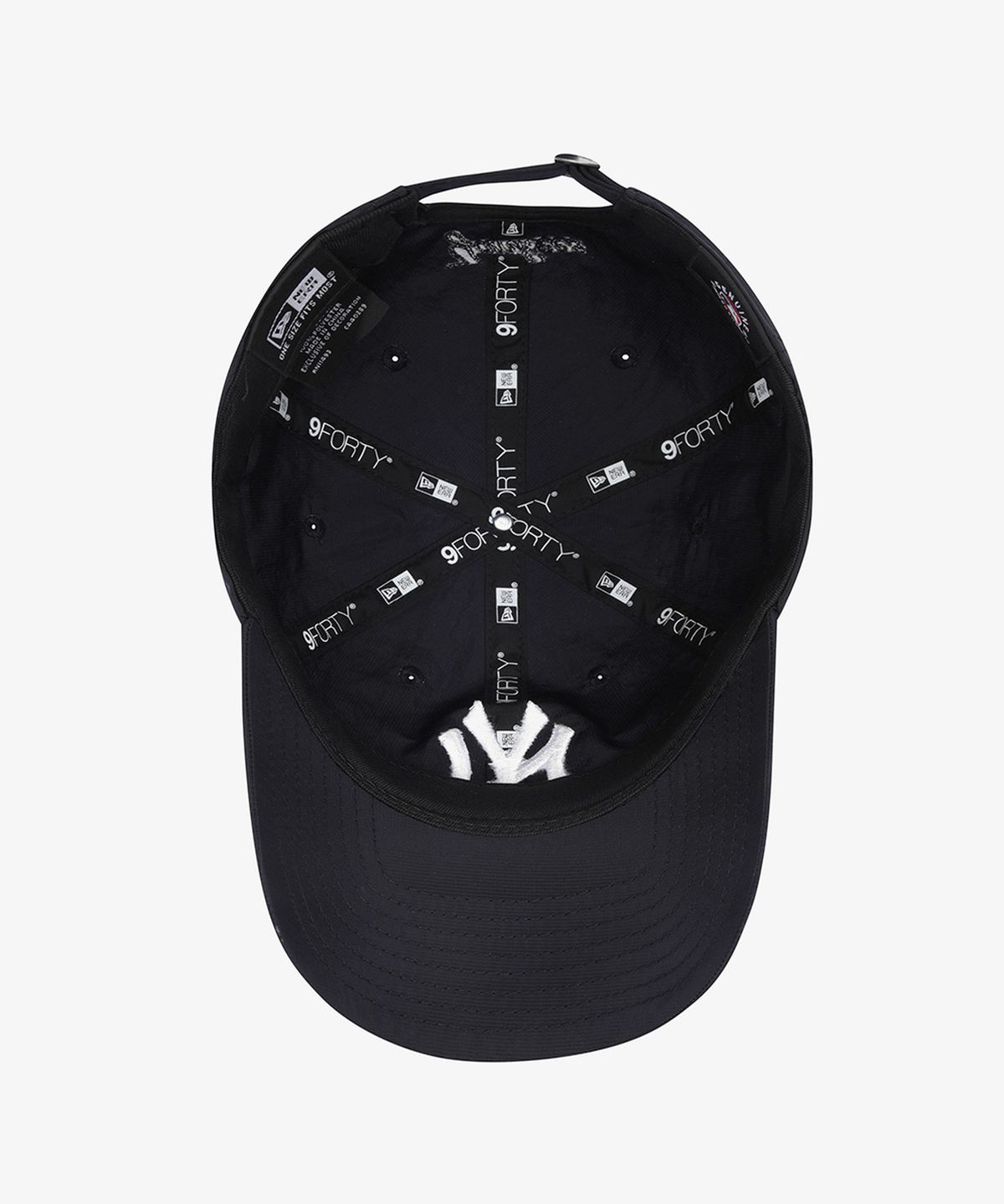 뉴에라(NEW ERA) MLB 뉴욕 양키스 메탈 나일론 시리즈 언스트럭쳐 볼캡 네이비 15411765