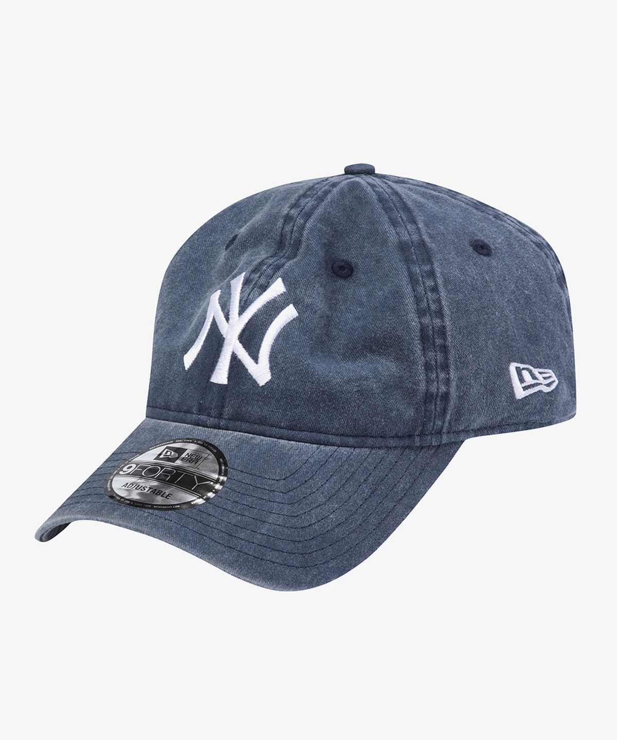 뉴에라(NEW ERA) MLB 뉴욕 양키스 피그먼트 워싱 시리즈 언스트럭쳐 볼캡 네이비/화이트 15411745