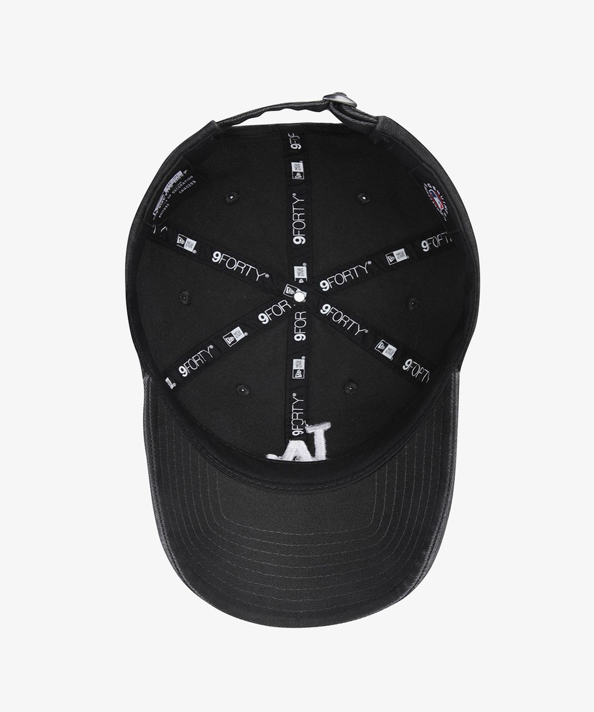 뉴에라(NEW ERA) MLB LA 다저스 피그먼트 워싱 언스트럭쳐 볼캡 블랙/화이트 15411746