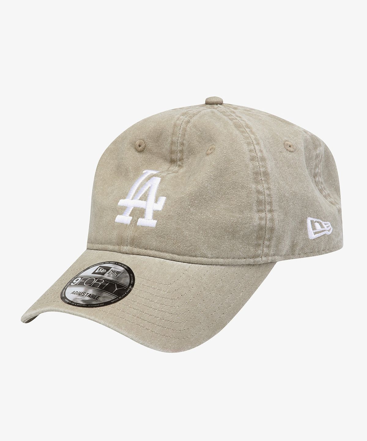 뉴에라(NEW ERA) MLB LA 다저스 피그먼트 워싱 시리즈 언스트럭쳐 볼캡 베이지/화이트 15411747
