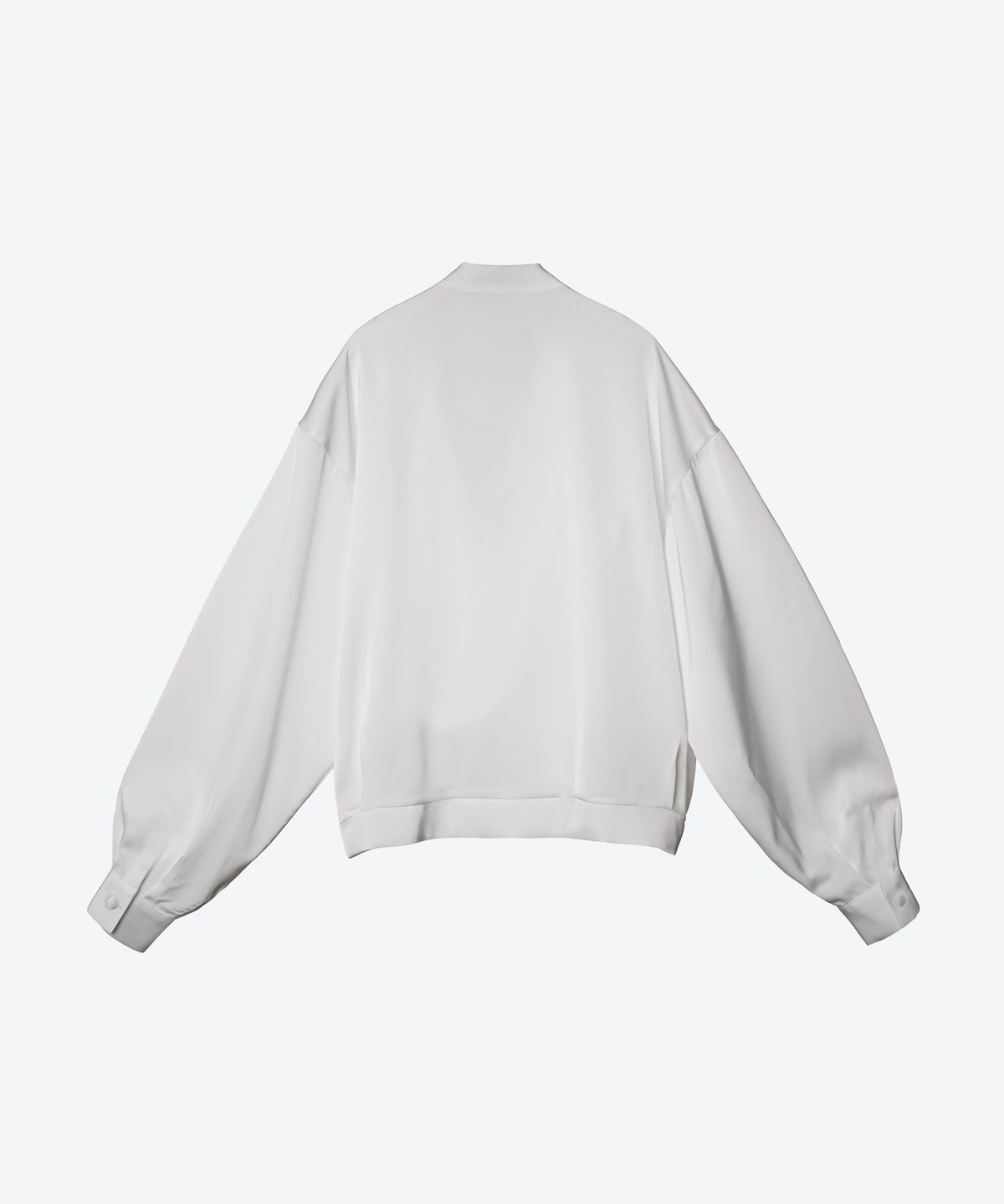 언티지(UNTAGE) 새틴 랩 저고리 블라우스[White(UNISEX)]_UTS-SS91