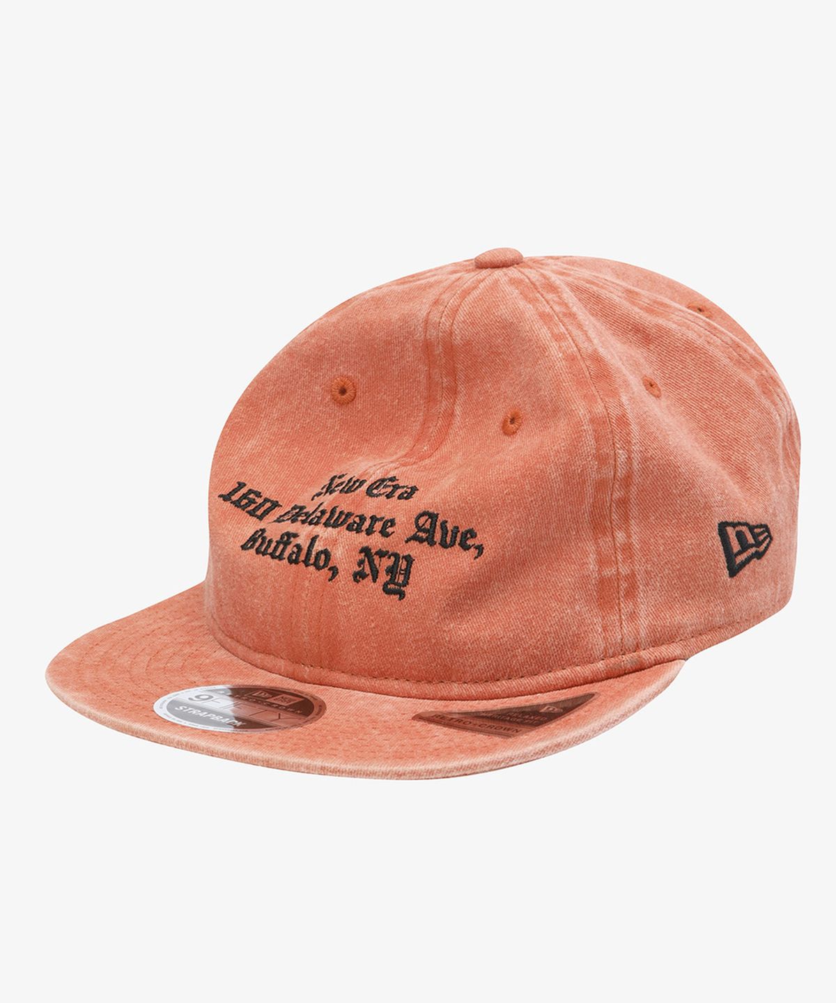 뉴에라(NEW ERA) 뉴에라 피그먼트 워싱 올드 잉글리시 레트로 크라운 스트랩백 더스티 오렌지 15411738