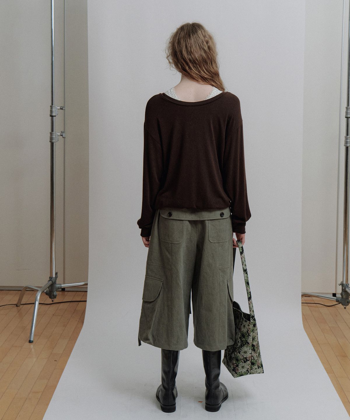 에핑글러(EPINGLER) WASHED CARGO BERMUDA PANTS - KHAKI