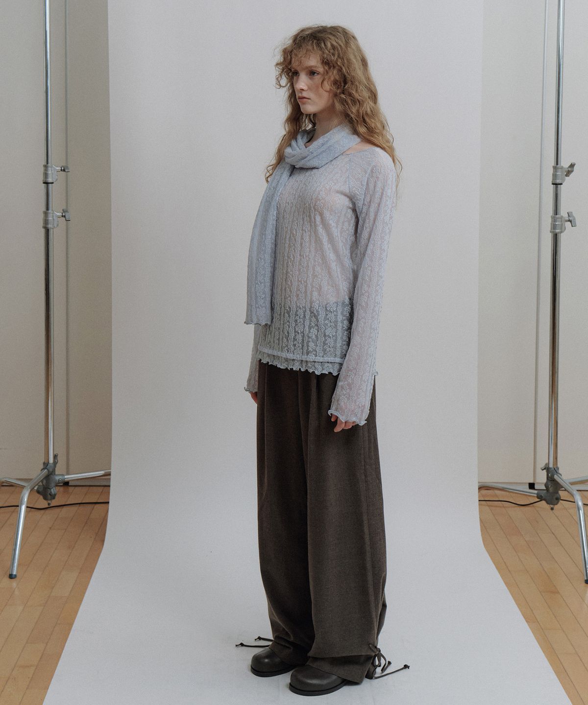 에핑글러(EPINGLER) RIBBON PANTS - MOCHA BROWN