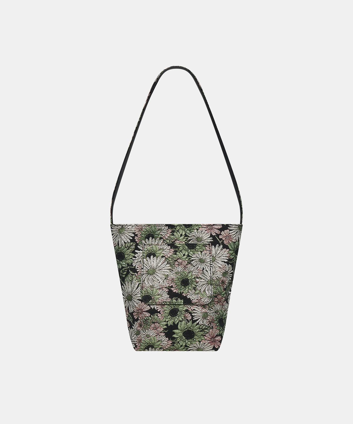 에핑글러(EPINGLER) FLOWER JACQUARD BASKET TOTE MINI BAG - BLACK