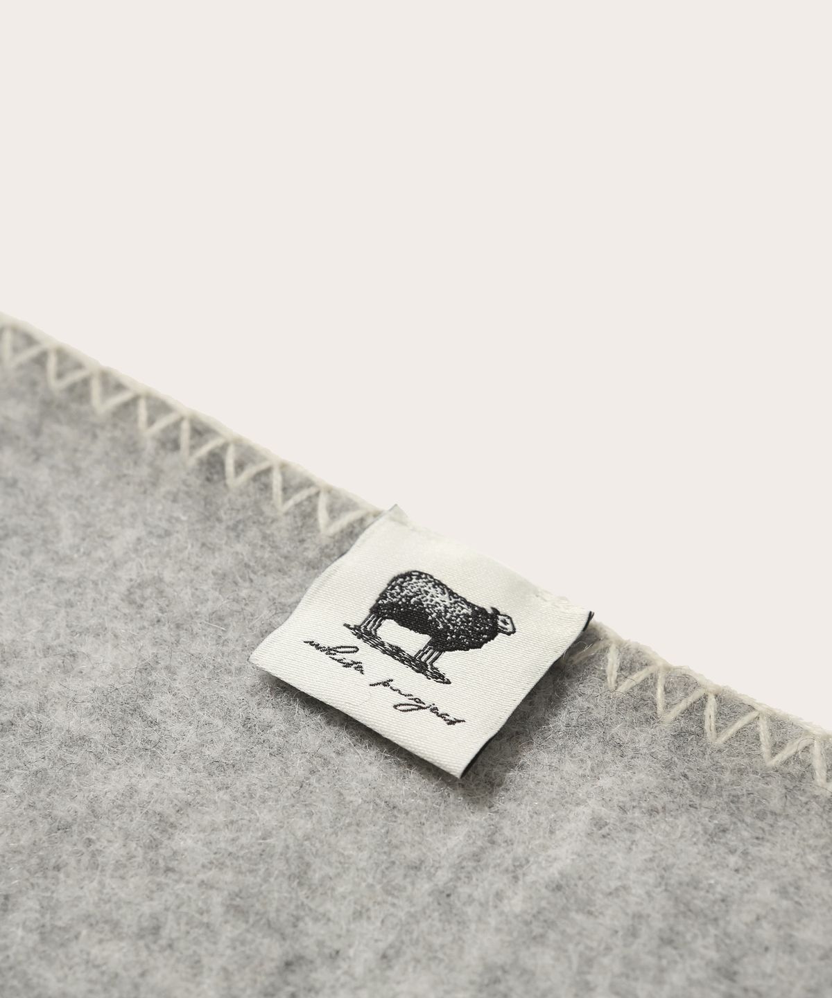 화이트프로젝트(WHITE PROJECT) [기프트박스]_샐리 멜로우 마이크로 머플러_멜란지 그레이_남녀공용