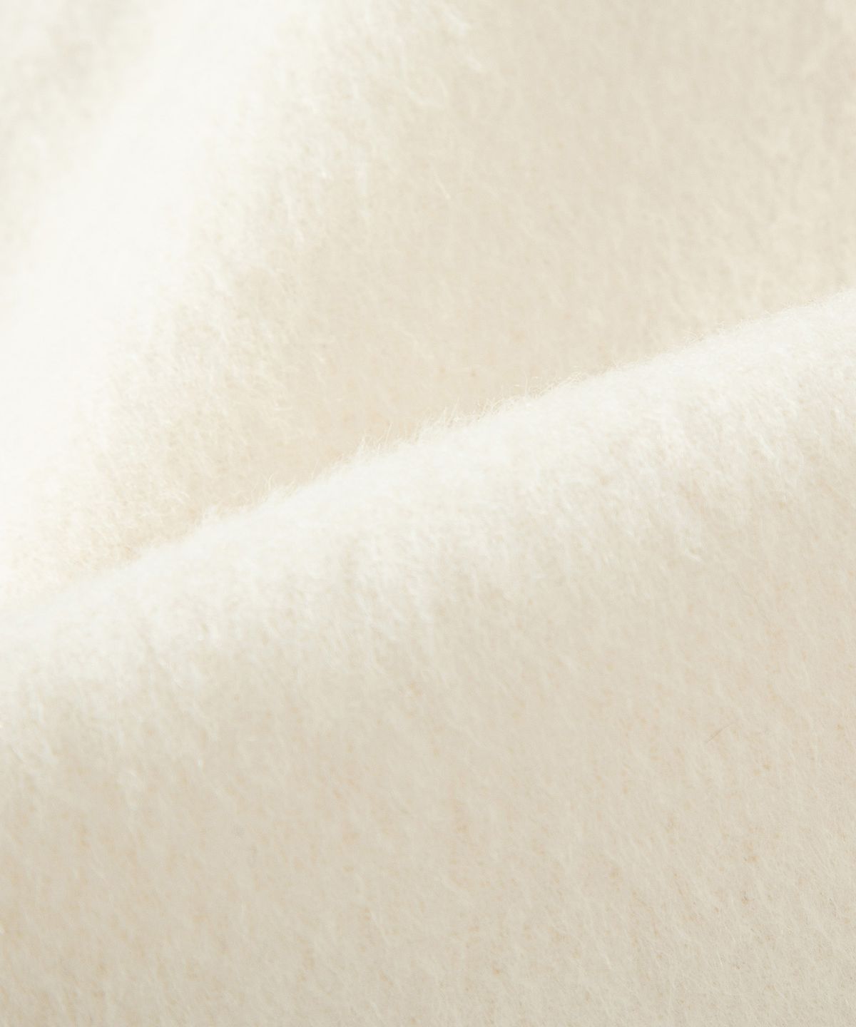 루시르주(LUCIR ZU) Handmade Alpaca High Neck Half Coat (Ivory)
