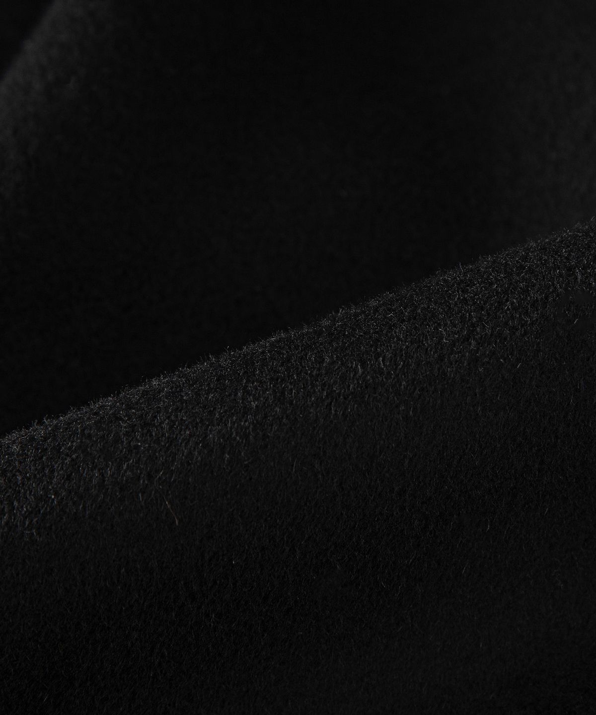 루시르주(LUCIR ZU) Handmade Detachable Fur Collar Maxi Wool Coat (Black)