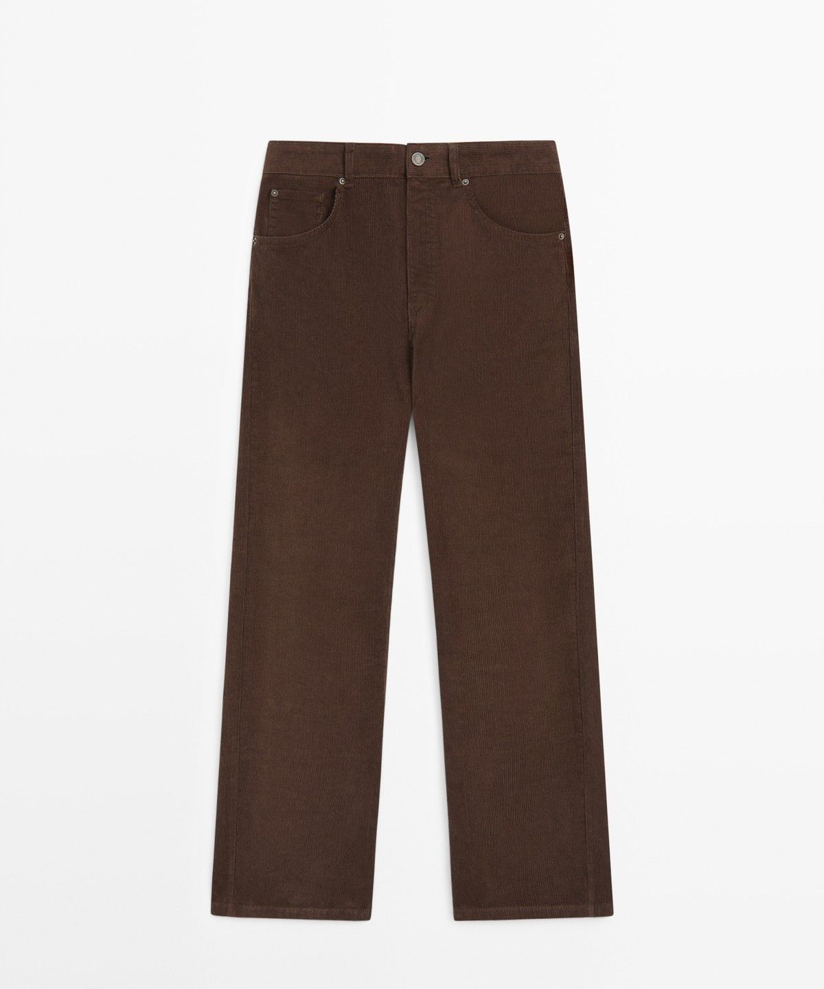 마시모두띠(MASSIMO DUTTI) 플레어 핏 마이크로 코듀로이 팬츠