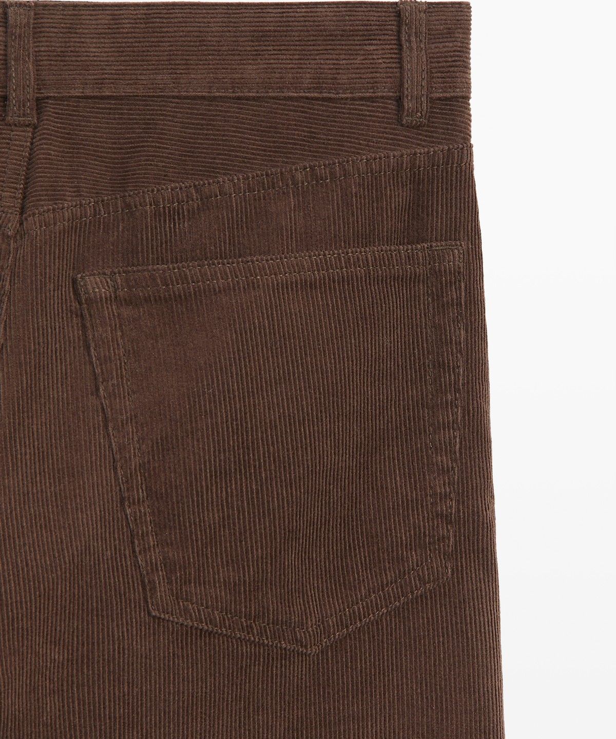 마시모두띠(MASSIMO DUTTI) 플레어 핏 마이크로 코듀로이 팬츠