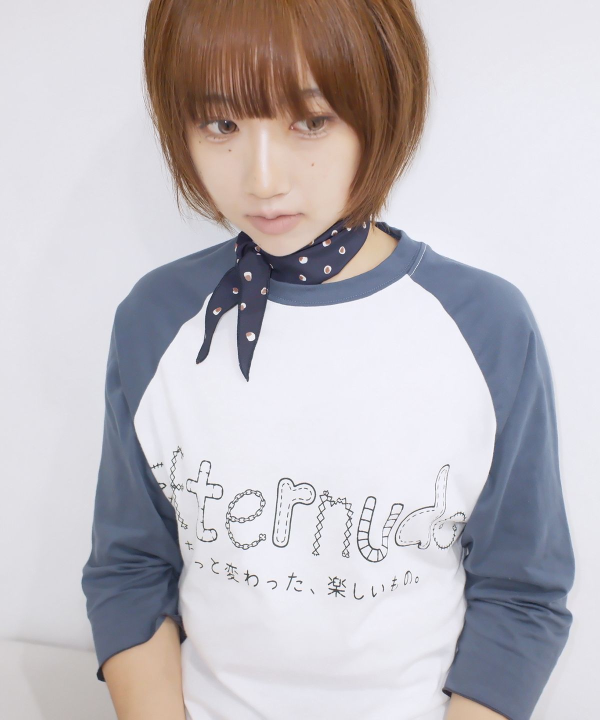 에프터누드(AFTERNUDE) GOMPANGI SCARF (DEEP NAVY)