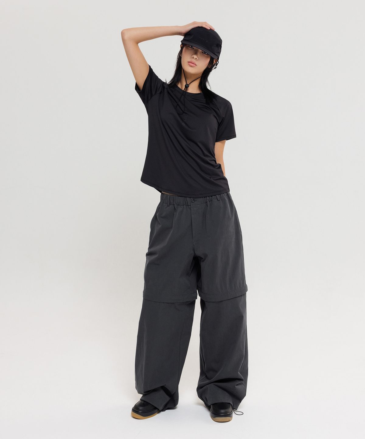 노버(NNVER) 카우보이 캠프 캡 (black)