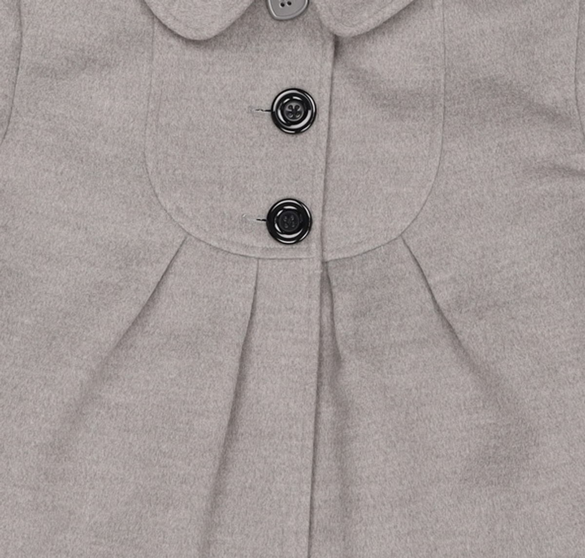 로긴 앤 로지(ROGIN N ROSIE) Rosie Heart Button Half Coat FREE