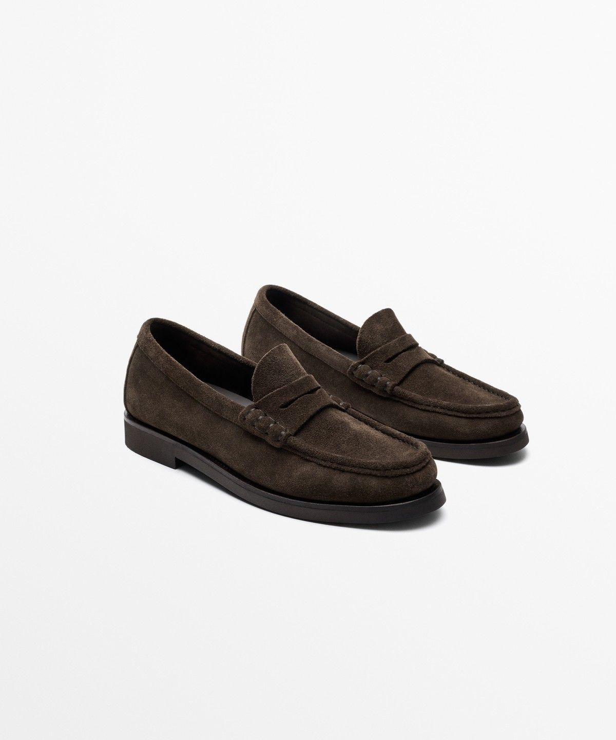 마시모두띠(MASSIMO DUTTI) 가죽 페니 로퍼