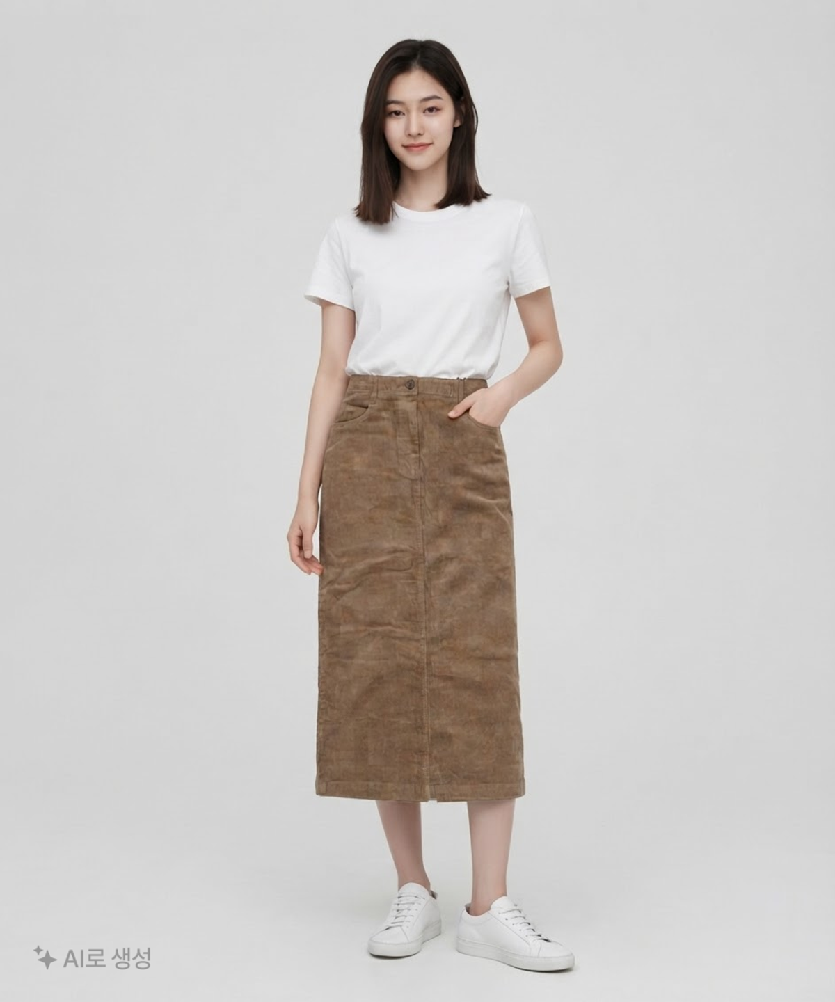 무신사 스탠다드(MUSINSA STANDARD) 미디스커트 L