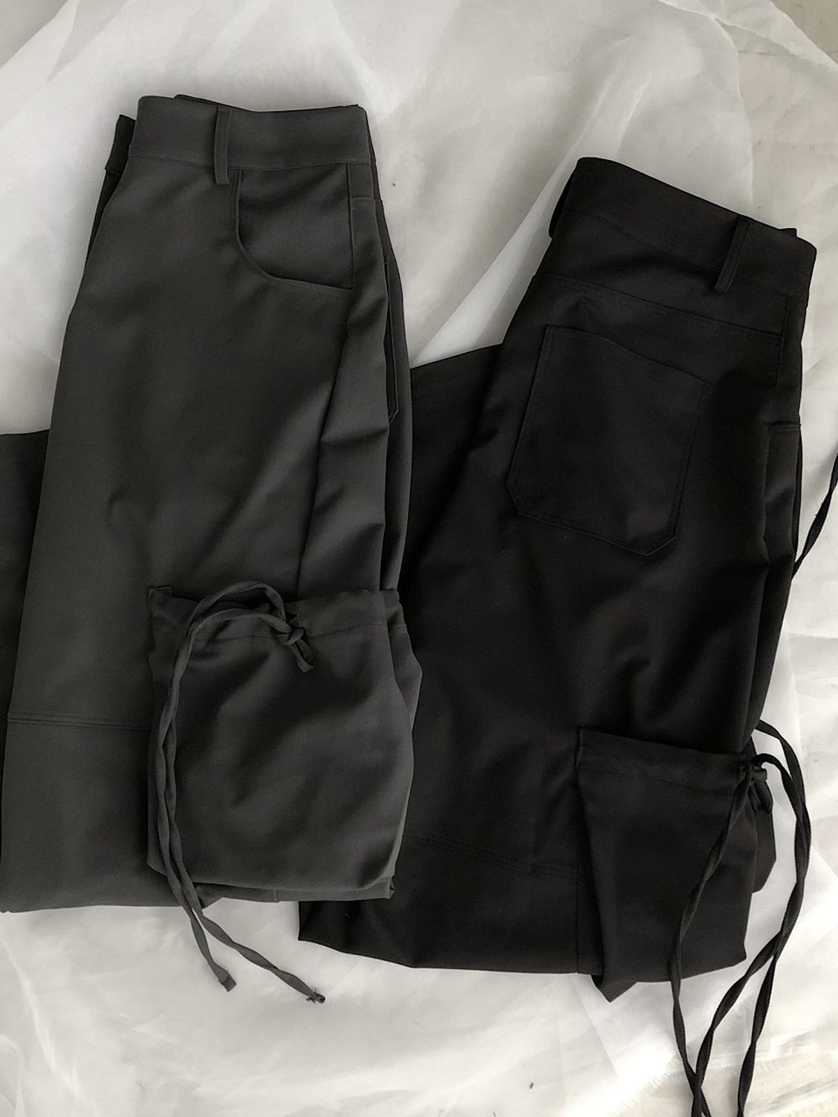 아포엠(APOEM) Draw Pocket Wide Pants (2C)