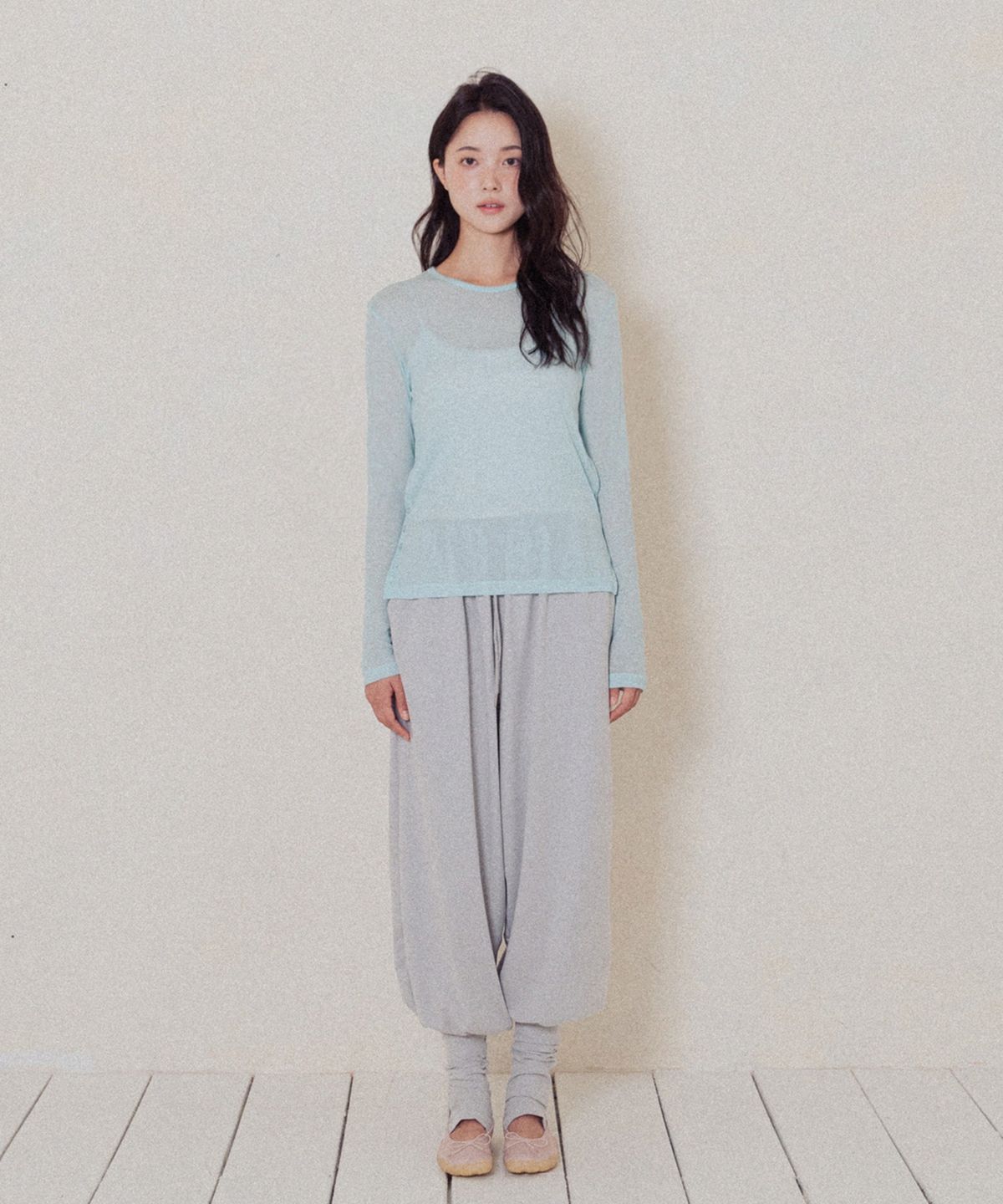 모로아(MOROA) Button Basic Tee-Mint