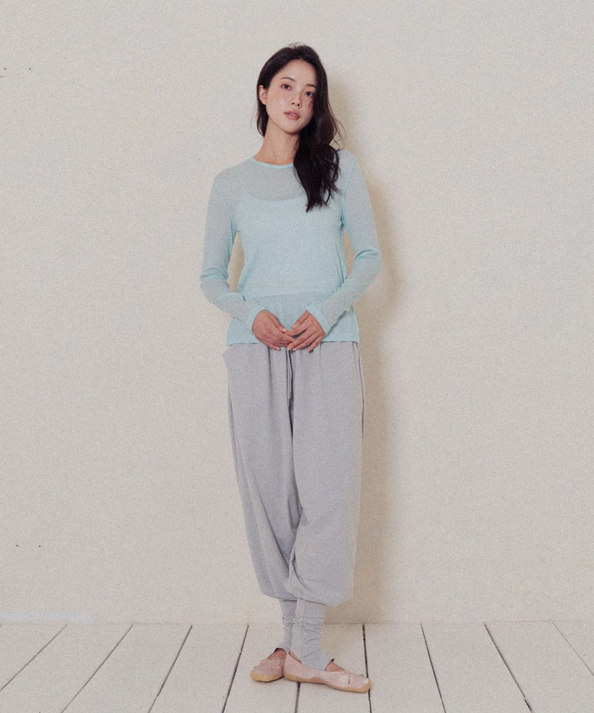 모로아(MOROA) Button Basic Tee-Mint