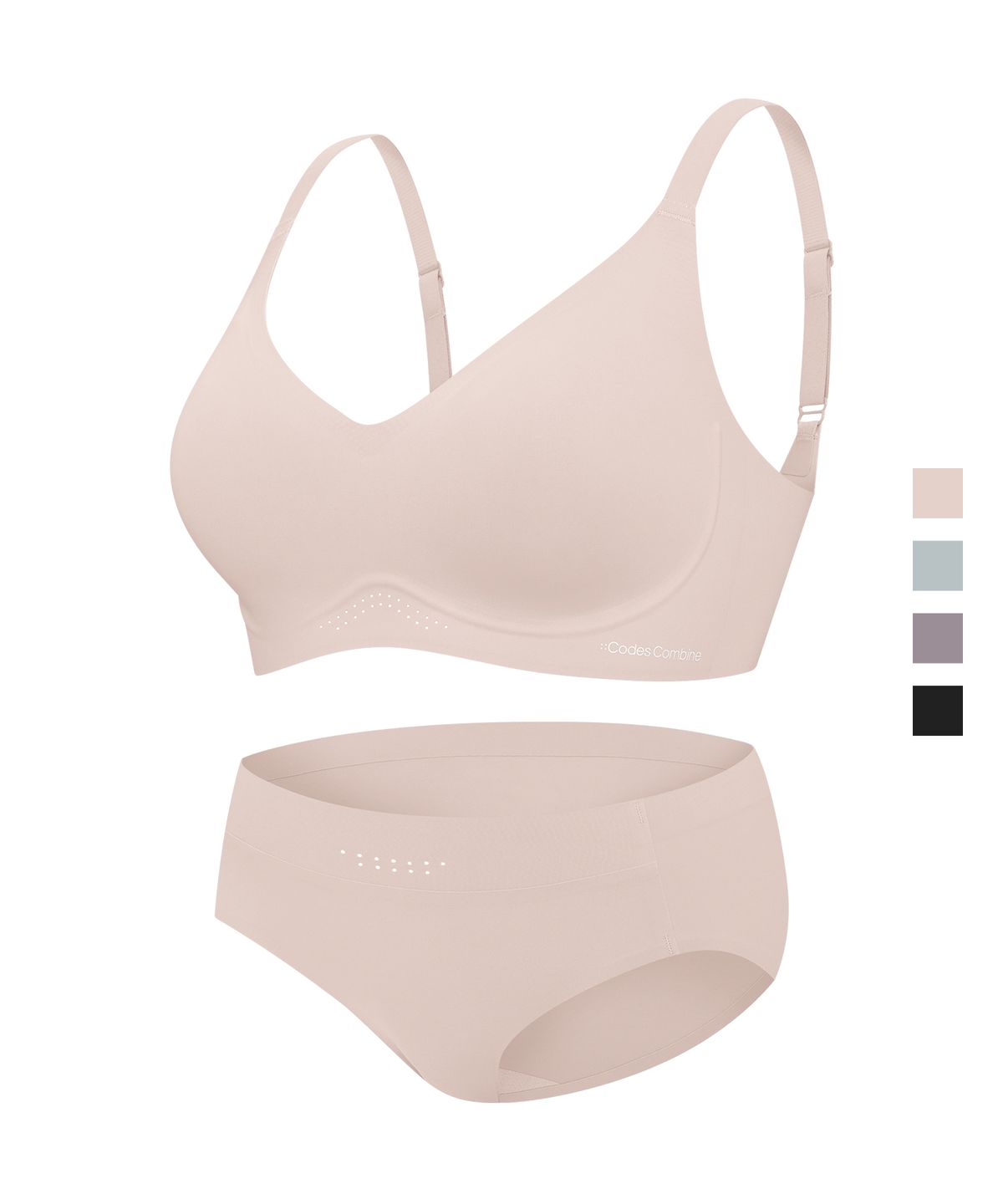코데즈컴바인 이너웨어(CODES COMBINE INNERWEAR) 밸런스핏 심리스 브라 팬티 세트