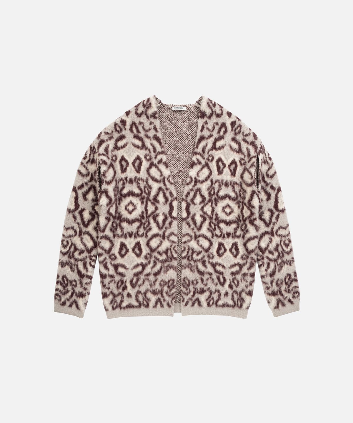 인스턴트펑크(INSTANTFUNK) LEOPARD KNIT CARDIGAN - MULTI