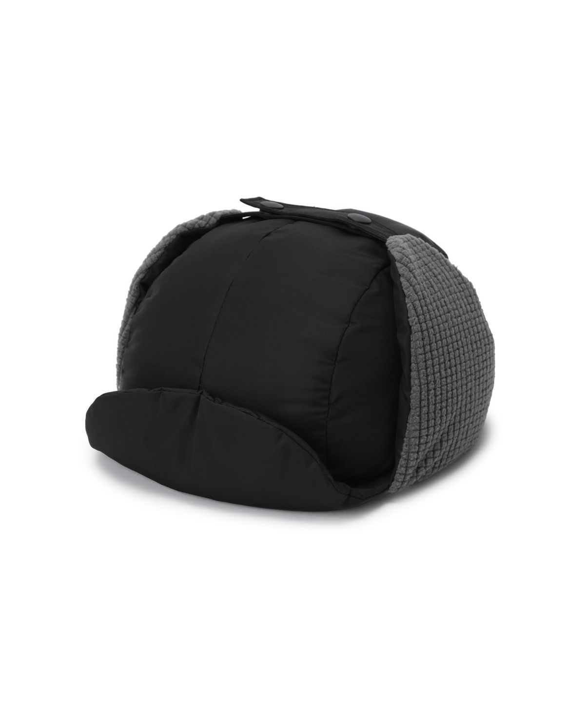 브라운브레스 키즈(BROWNBREATH KIDS) KIDS PUFFER EAR MUFF CAP - BLACK