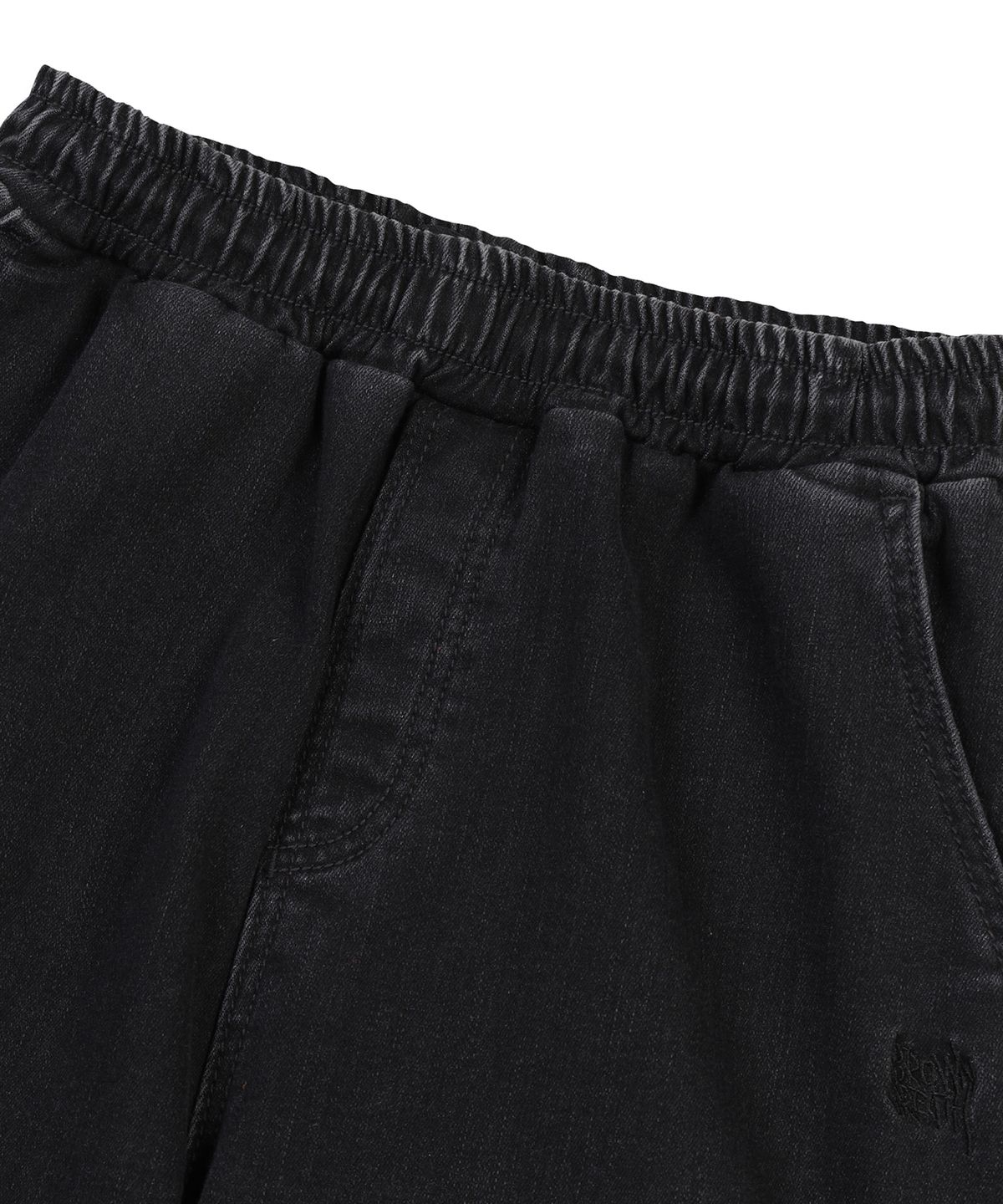 브라운브레스 키즈(BROWNBREATH KIDS) KIDS BRUSHED DENIM PANTS(기모) - BLACK