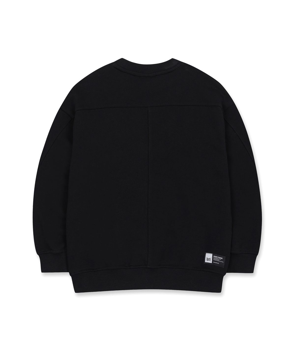 브라운브레스 키즈(BROWNBREATH KIDS) KIDS ICE TAG CREWNECK(기모) - BLACK