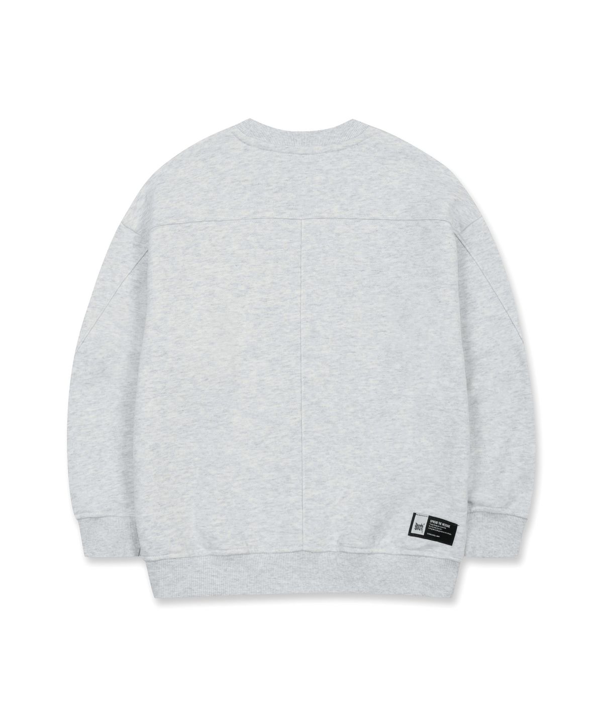 브라운브레스 키즈(BROWNBREATH KIDS) KIDS ICE TAG CREWNECK(기모) - ASH