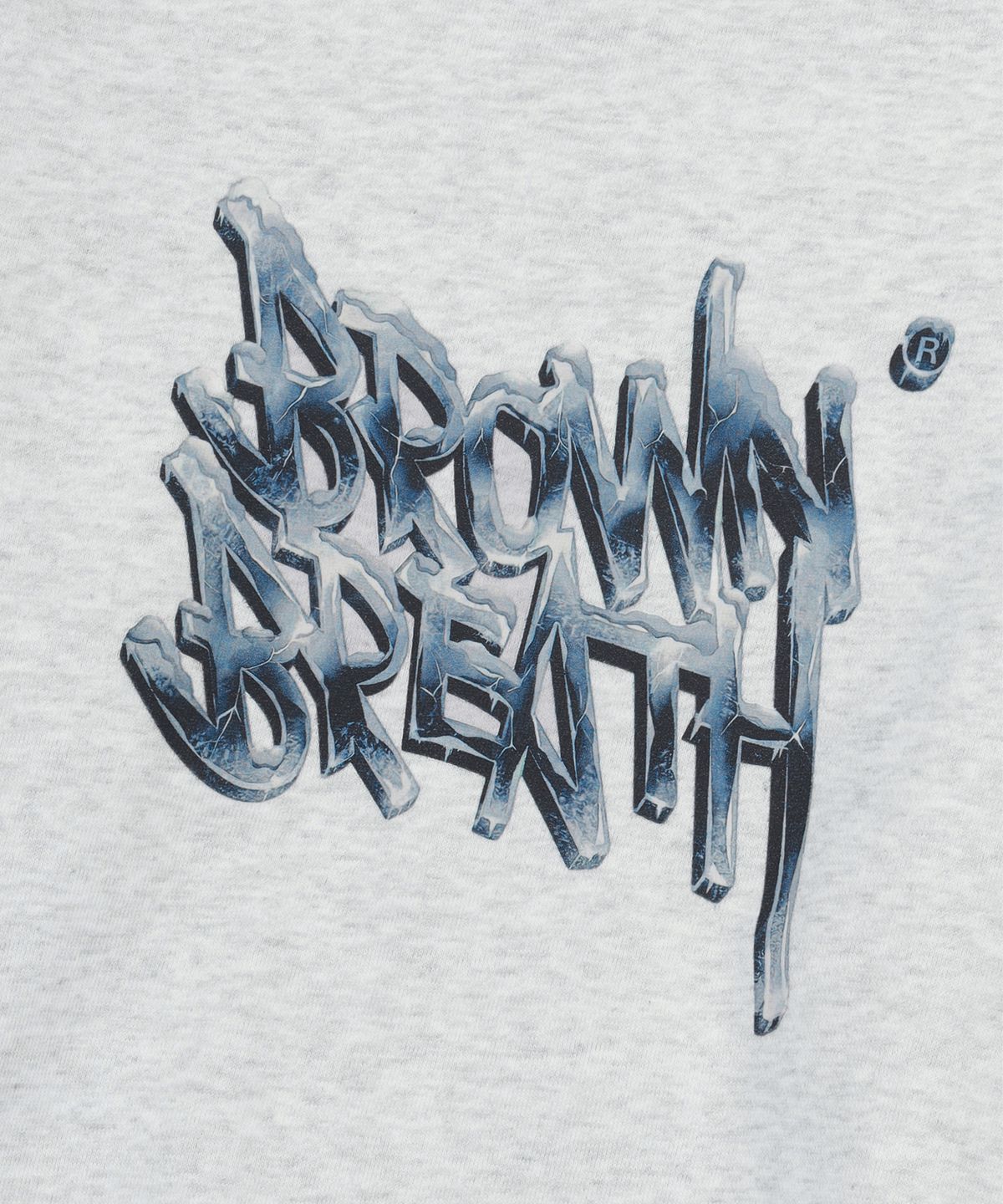 브라운브레스 키즈(BROWNBREATH KIDS) KIDS ICE TAG CREWNECK(기모) - ASH