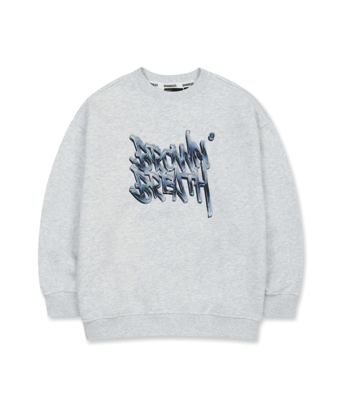 브라운브레스 키즈(BROWNBREATH KIDS) KIDS ICE TAG CREWNECK DENIM SETUP(기모)_2COLOR
