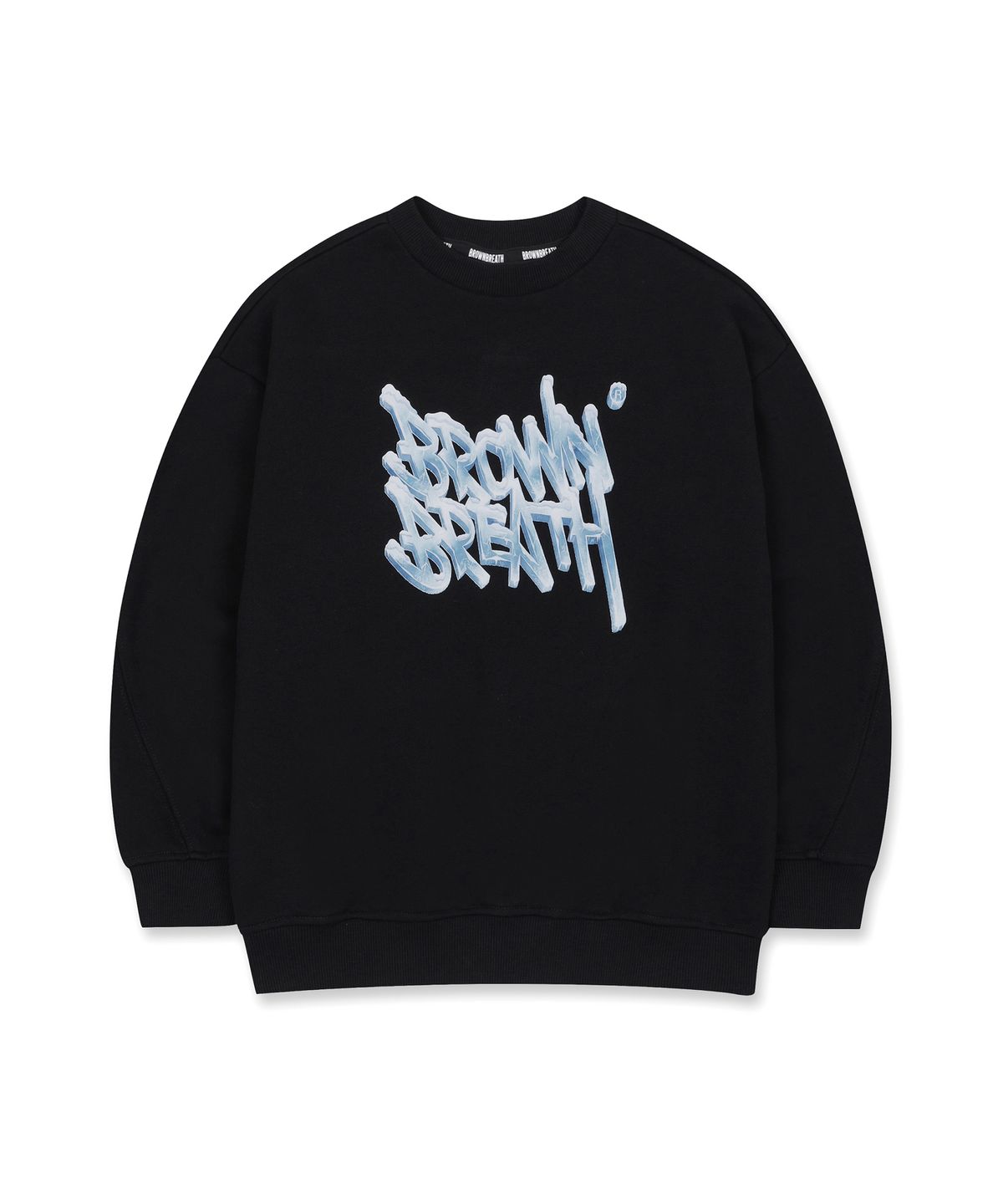 브라운브레스 키즈(BROWNBREATH KIDS) KIDS ICE TAG CREWNECK DENIM SETUP(기모)_2COLOR