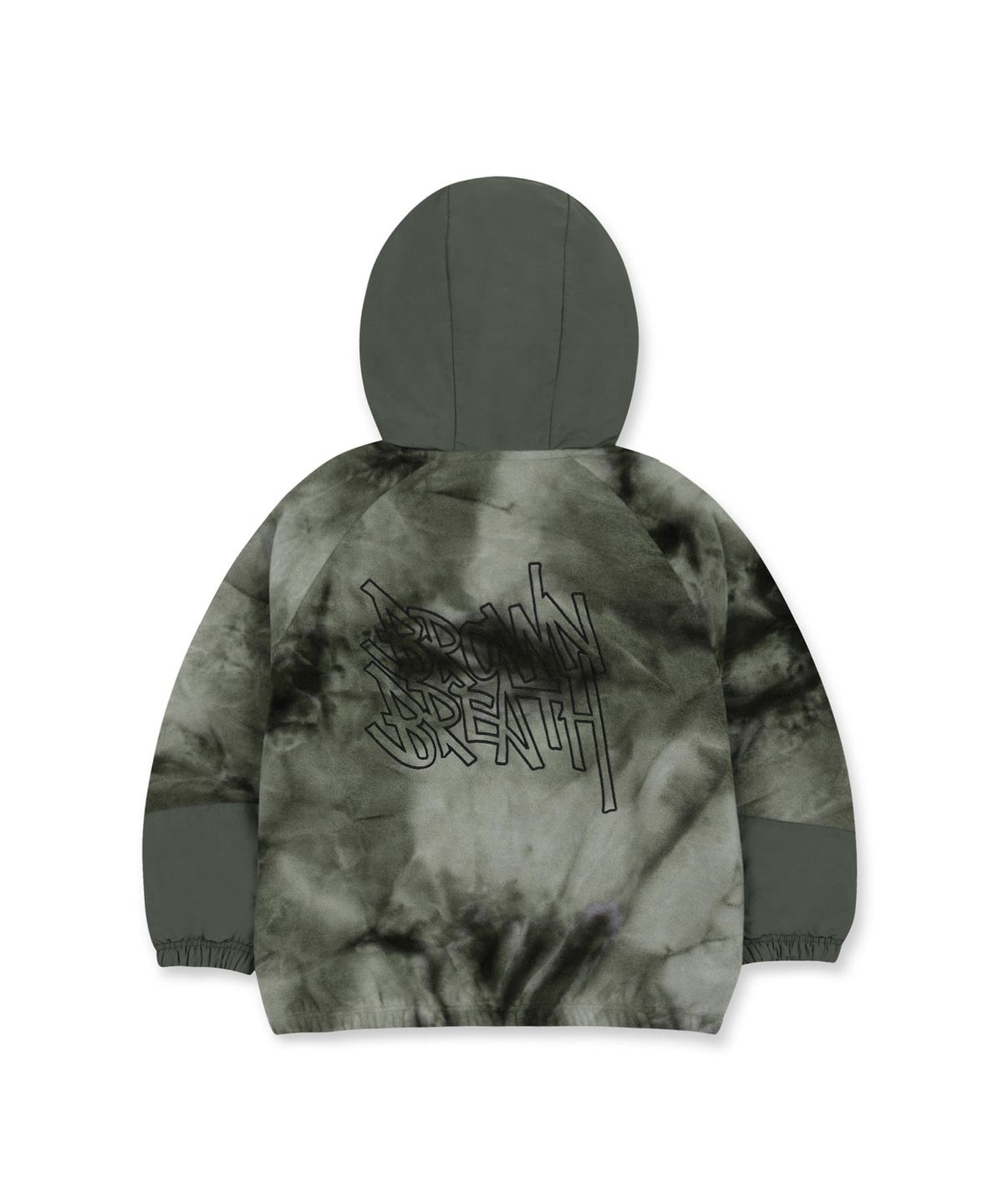 브라운브레스 키즈(BROWNBREATH KIDS) KIDS WOVEN MIX FLEECE HOOD ZIP UP - MINT