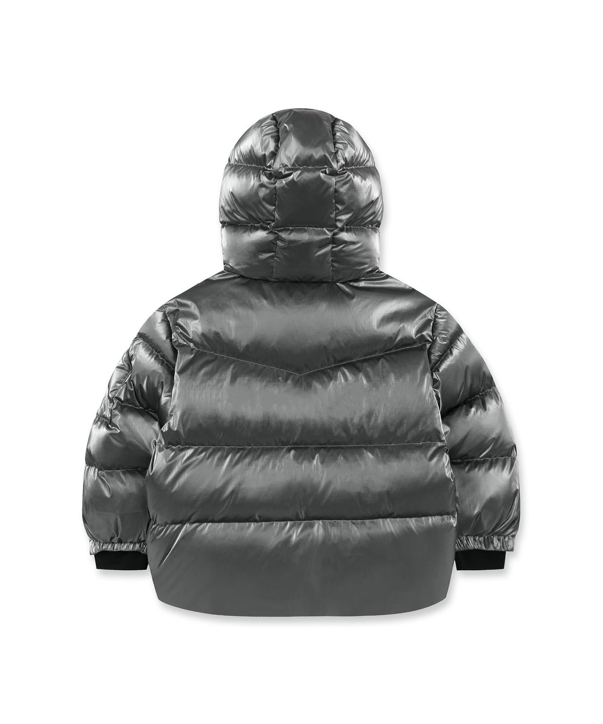 브라운브레스 키즈(BROWNBREATH KIDS) KIDS TAG GLOSSY DOWN JUMPER - GREY
