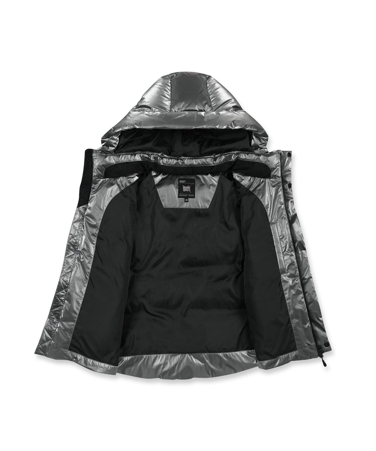브라운브레스 키즈(BROWNBREATH KIDS) KIDS TAG GLOSSY DOWN JUMPER - GREY