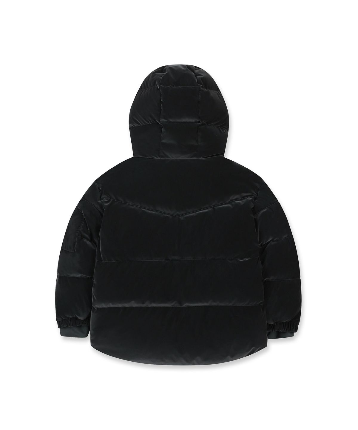 브라운브레스 키즈(BROWNBREATH KIDS) KIDS TAG GLOSSY DOWN JUMPER - BLACK