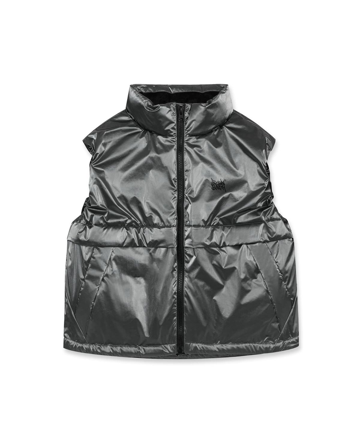 브라운브레스 키즈(BROWNBREATH KIDS) KIDS GLOSSY SOLARball PADDING VEST - GREY