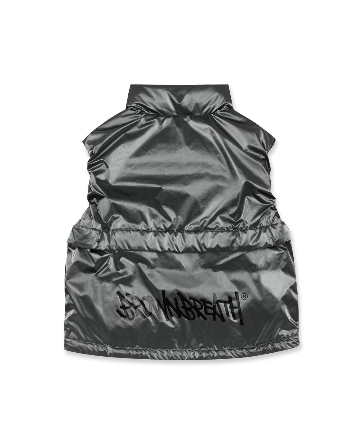 브라운브레스 키즈(BROWNBREATH KIDS) KIDS GLOSSY SOLARball PADDING VEST - GREY