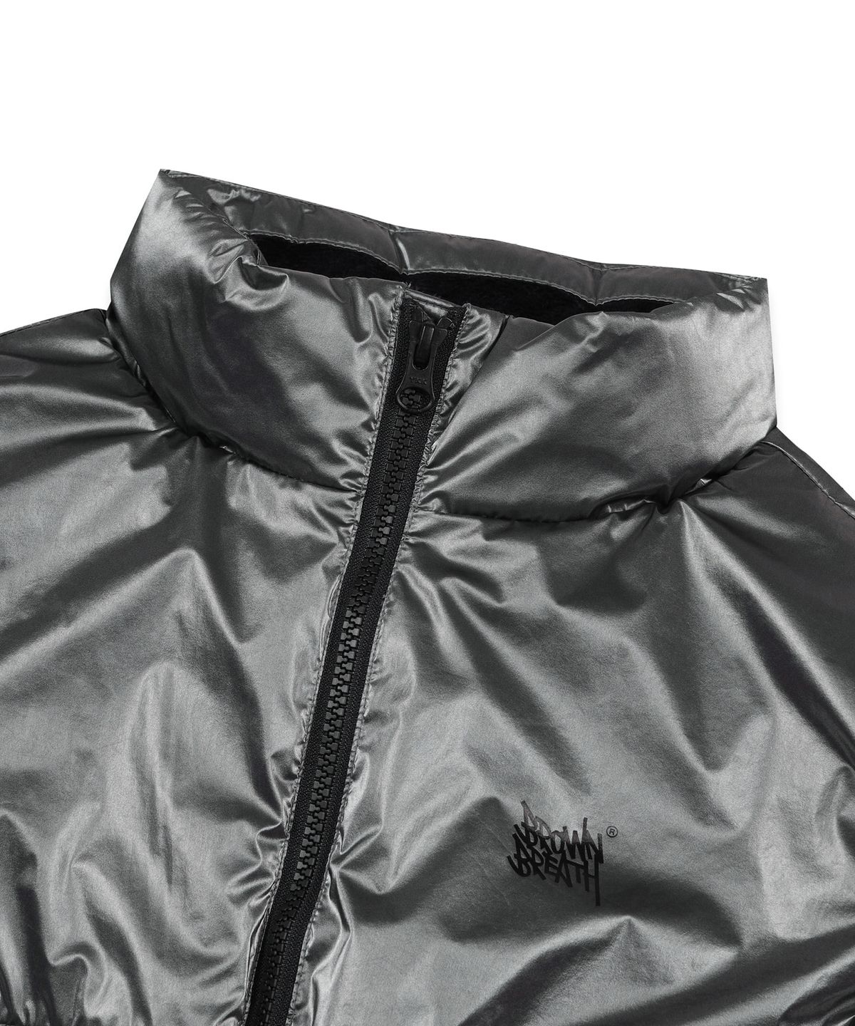 브라운브레스 키즈(BROWNBREATH KIDS) KIDS GLOSSY SOLARball PADDING VEST - GREY