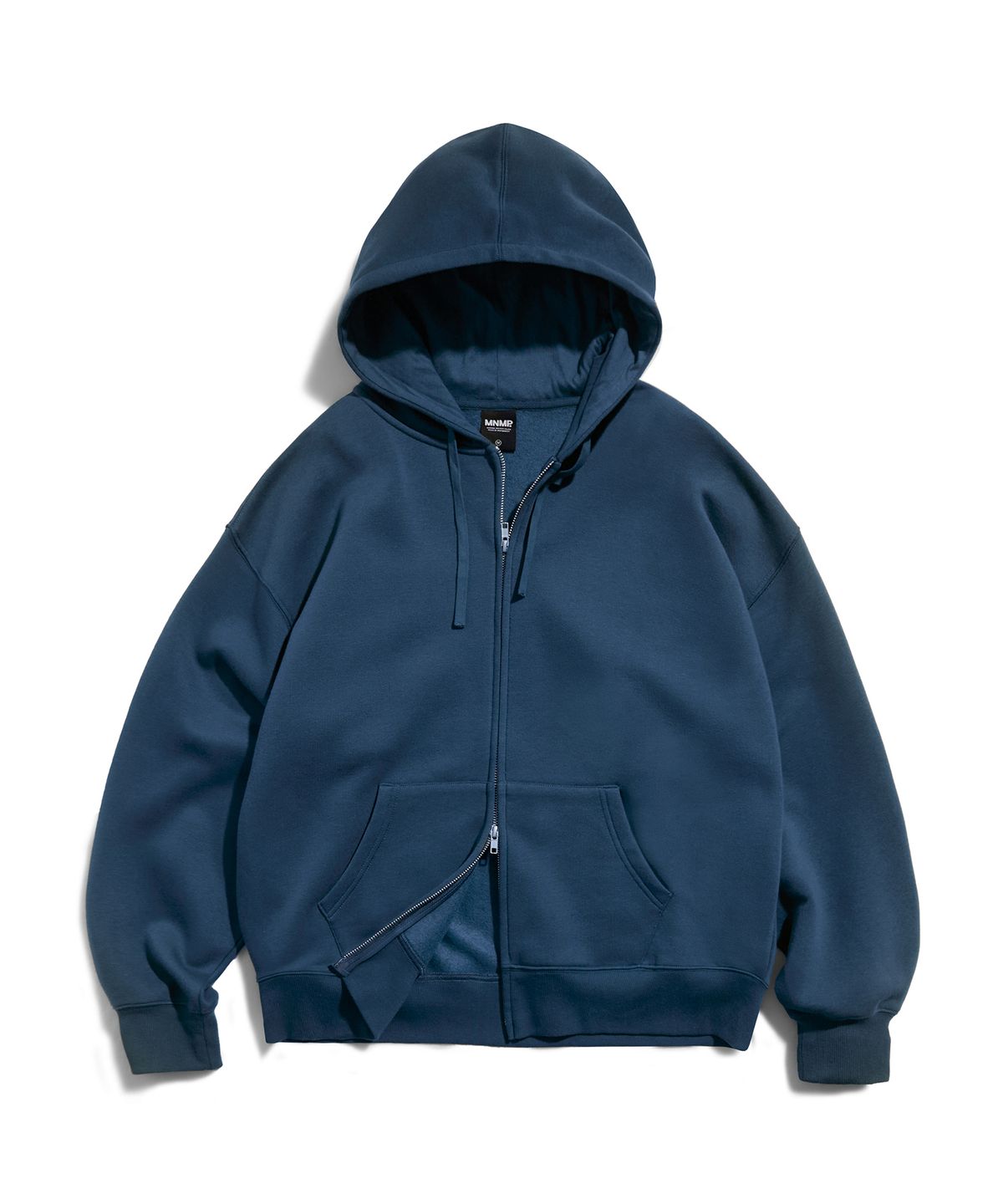 미니멀프로젝트(MINIMALPROJECT) 리파인드 스탠다드 기모 후드집업 MZT200 [DARKBLUE]
