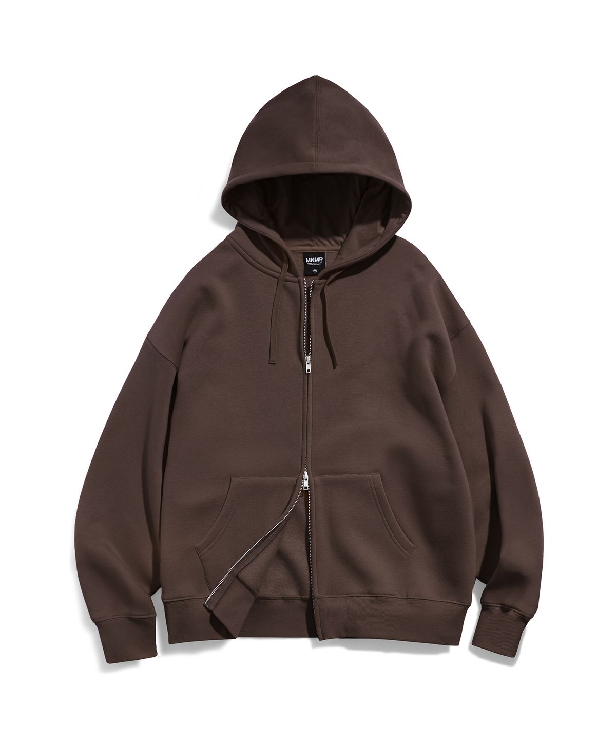 미니멀프로젝트(MINIMALPROJECT) 리파인드 스탠다드 기모 후드집업 MZT200 [BROWN]