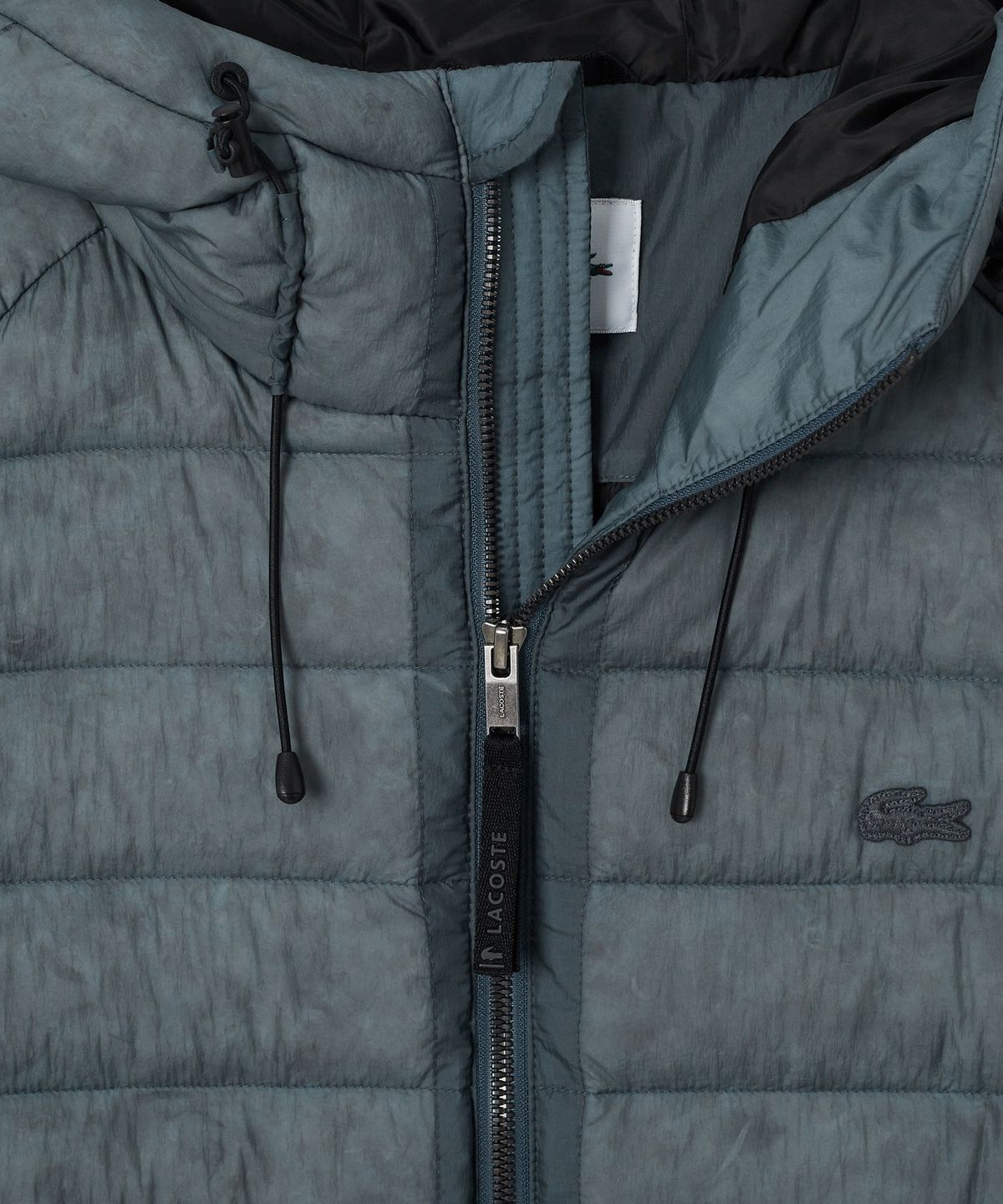 라코스테(LACOSTE) 남성 쉬어 후드 경량 미스트 구스 다운 점퍼 BH872E-56N 57I