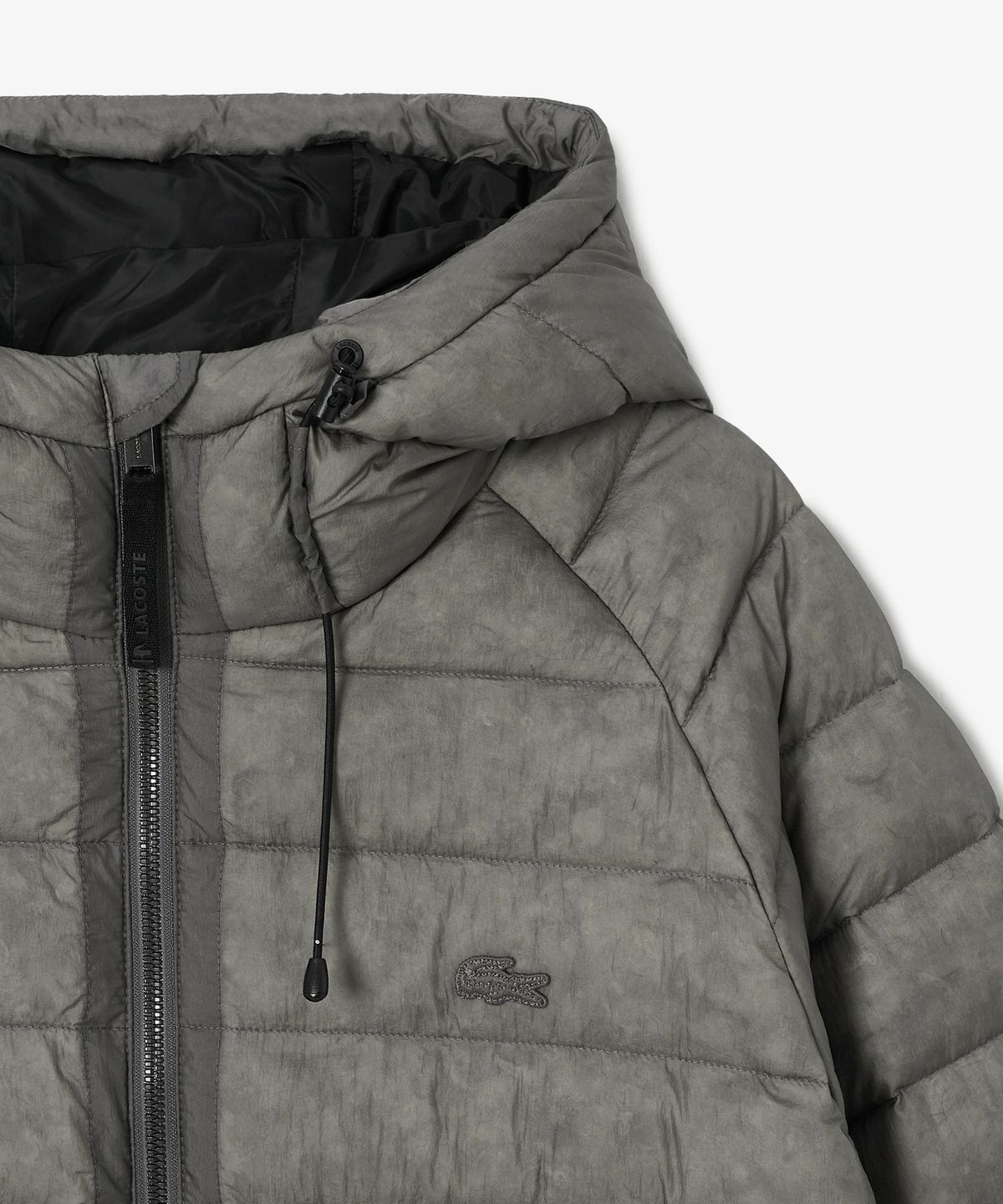 라코스테(LACOSTE) 남성 쉬어 후드 경량 미스트 구스 다운 점퍼 BH872E-56N 3L6