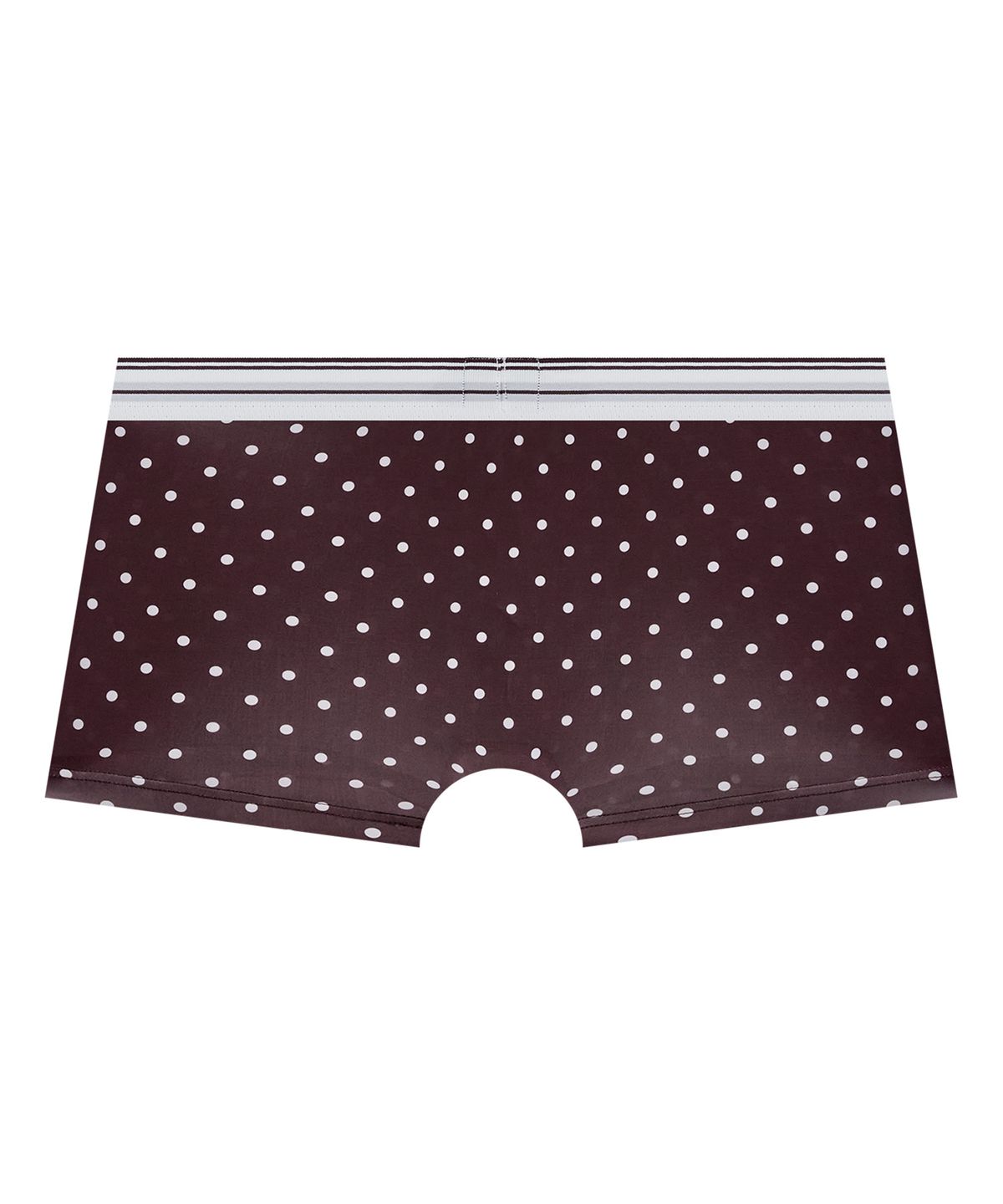 게스언더웨어(GUESS UNDERWEAR) 세피아 도트 화이트밴드 드로즈 남자 사각 팬티