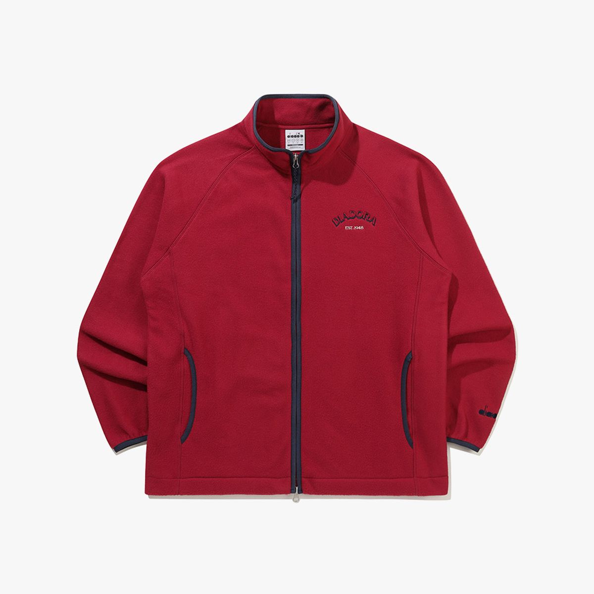 디아도라(diadora) 클럽 하우스 플리스 자켓 RED