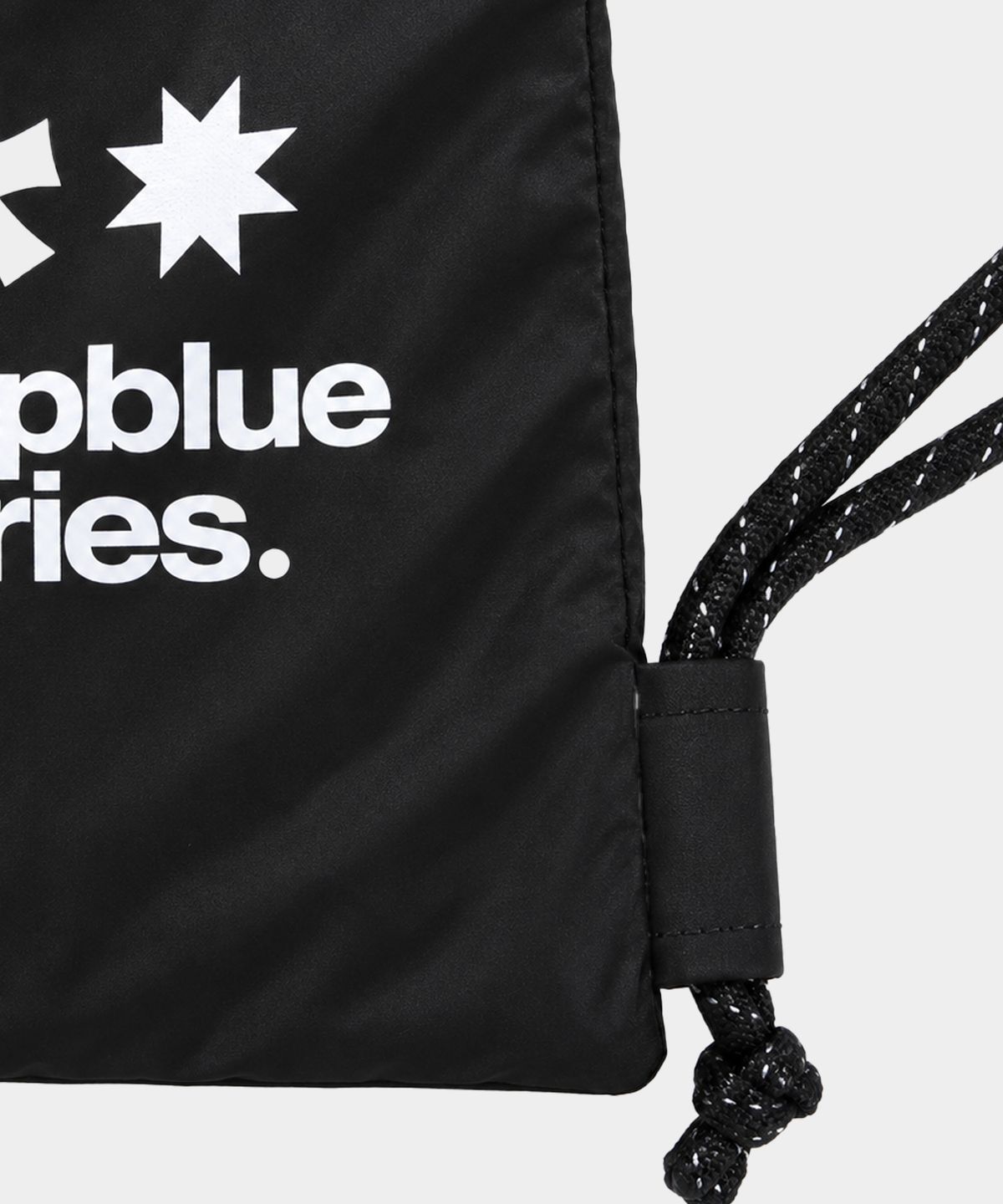 마이딥블루메모리즈(MY DEEP BLUE MEMORIES) MM LOGO GYM SACK (BLACK)