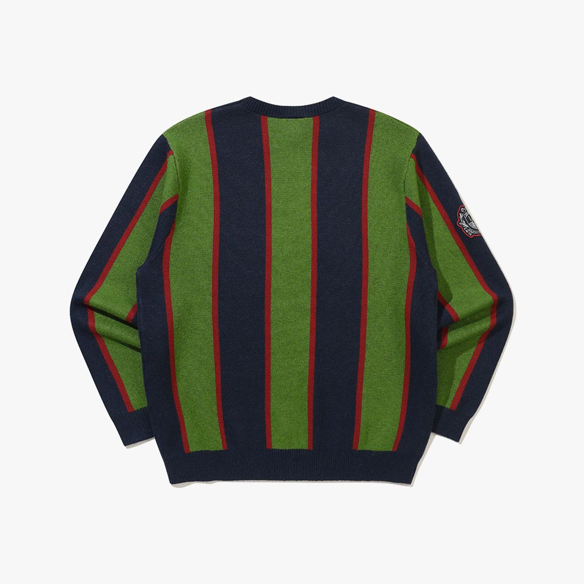 디아도라(diadora) 클라시코 멀티 패턴 스웨터 GREEN