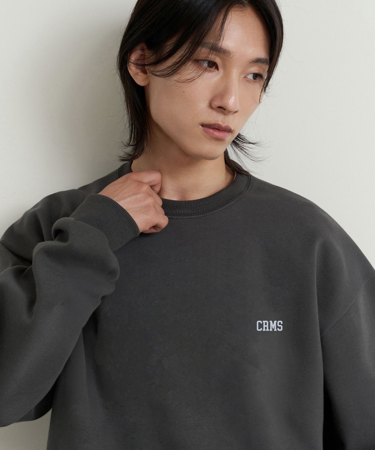 크레드먼스(CREEDMENS) [기모/논기모] CRMS 바시티 로고 맨투맨